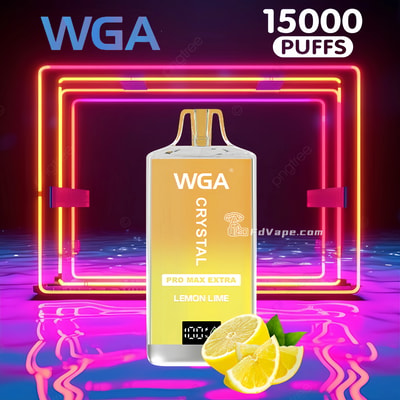 WGA Crystal Pro Max Extra 15000 15k Puffs Disposable Vape Factory Direct