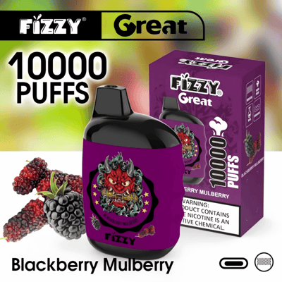 Fizzy Great 10k 10000 Puffs Wegwerp Vape Pen 2% 5% Nicotine 10Tastes Fabriek Direct