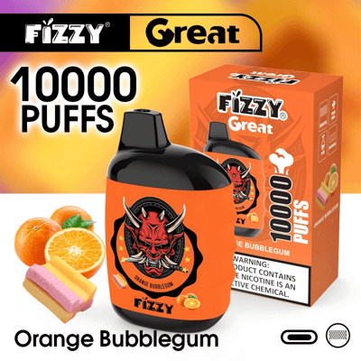 Fizzy Great 10k 10000 Puffs Wegwerp Vape Pen 2% 5% Nicotine 10Tastes Fabriek Direct