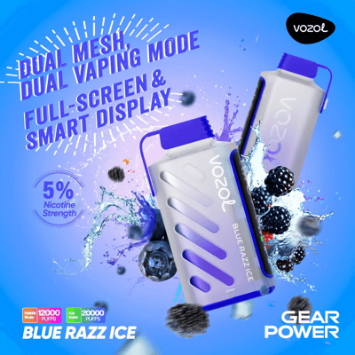 VOZOL Gear Power 20k 20000 Vape jetable à double mode 5% Nicotine 20 goûts Affichage LED Direct usine