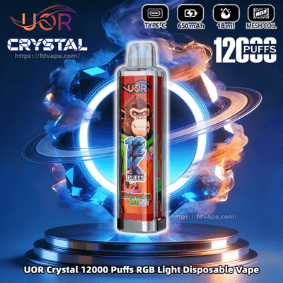 blue and red crystal vape Vapme Crystal 20000 Puffs 2-in-1 Dual Flavor Vape main image 1