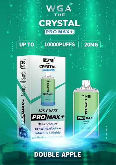 WGA 10k WGA Crystal Pro Max Extra 10000 Puffs Einweg-Vape 2% Nikotin 15 Geschmacksrichtungen Fabrikdirekt