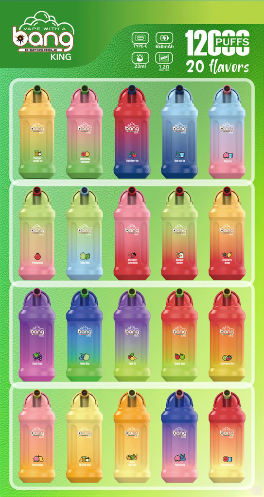 Bang King 12000 12k Einweg-Vape-Puffs