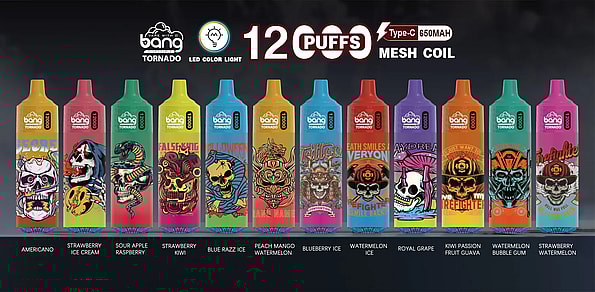 Bang Tornado 12000 12k inhalaciones Vape desechable