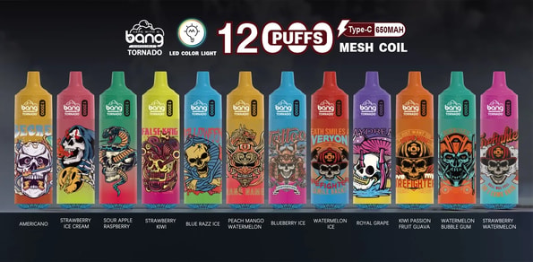 Vape jetable Bang Tornado 12000 12k Puffs