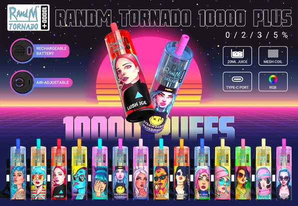 Randm Tornado 10000 10k Plus Puffs Disposable Vape