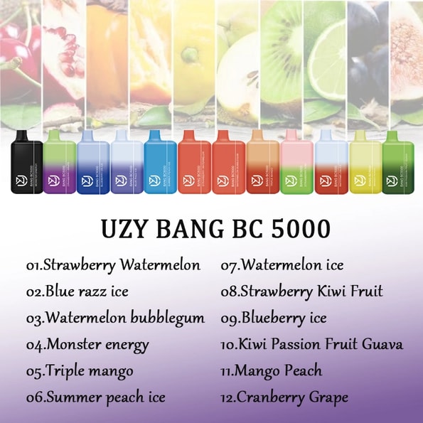 UZY BANG BC 5000 puffs Disposable Vape