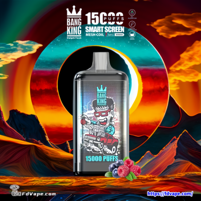 Novo modelo chinês Bang King 15000 15k Puffs Vape descartável - dispositivo vape descartável de alta capacidade