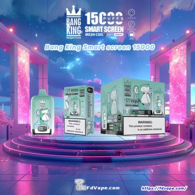 Bang King Smart Screen 15000 Puffs Wegwerpvape - Langdurig wegwerpvape-apparaat met slim scherm