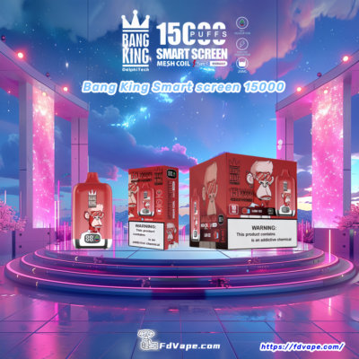 Bang King Smart Screen 15000 Puffs Wegwerpvape - Langdurig wegwerpvape-apparaat met slim scherm