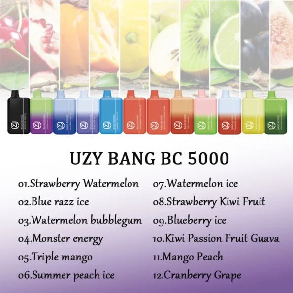 UZY BANG BC 5000 soffi Vape usa e getta