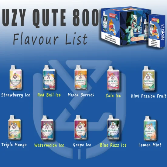 Uzy Qute 800 soffi Vape usa e getta