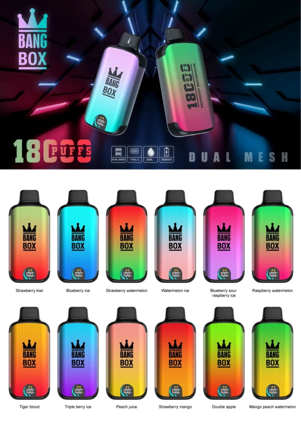 BANG B0X 18000 18k inhala Vape desechable