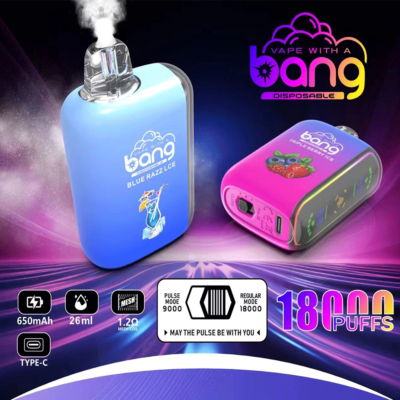 Bang Rocket 18000 Puffs Disposable Vape - High-capacity disposable vape device with 18000 puffs