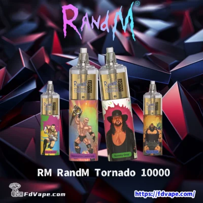 China RM RandM Tornado 10000 10k Puffs Disposable Vape - High-capacity disposable vaping device