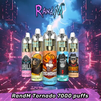 RandM Tornado 7000 7k Puffs Disposable Vape - High-capacity disposable vaping device