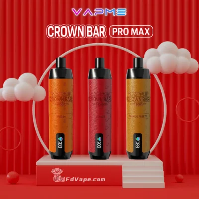 VAPME Crown Bar 18000 Puffs Pro Max Top Sale Einweg-Vape-Pen - Einweg-Vape-Gerät mit hoher Kapazität