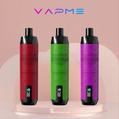 VAPME Crown Bar 18000 Puffs Pro Max Top Sale Caneta Vape Descartável - Dispositivo vaping descartável de alta capacidade