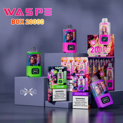 WASPE 20000 Puffs Dual Mesh Box Einweg-Vape - Hochleistungsfähiges Dual-Mesh-Vape-Gerät