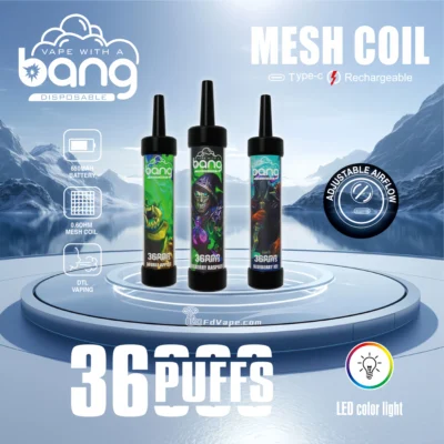 Bang 36000 36K soffi Vape usa e getta più recente penna per sigaretta elettronica diretta in fabbrica