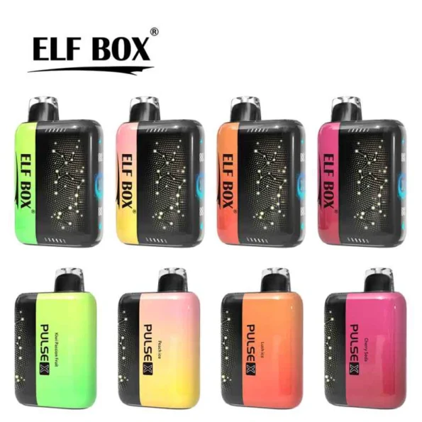 ELF Box 25K Pulse X 25000 Puffs Einweg-Vape 0%-5% Nikotin 10Tastes Gypsophila LED-Anzeige Fabrik direkt