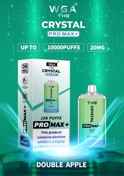 WGA 10k WGA Crystal Pro Max Extra 10000 Puffs Monouso Vape 2% Nikotin 15 Gusti Direttamente dalla Fabbrica