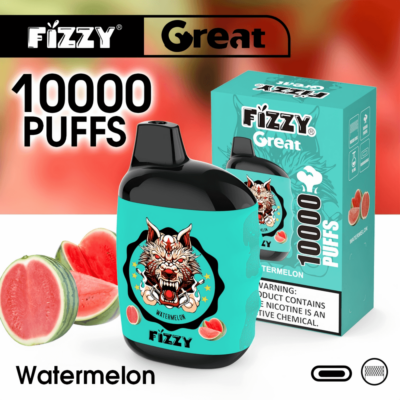 Fizzy Great 10k 10000 Puffs Disponibel Vape Pen 2% 5% Nikotin 10Tastes Factory Direct