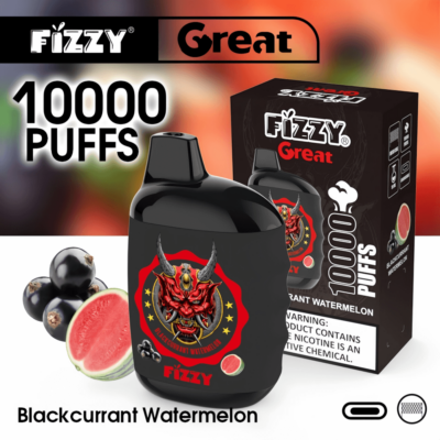 Fizzy Great 10k 10000 Puffs Einweg-Vape-Pen 2% 5% Nikotin 10Tastes Fabrik direkt