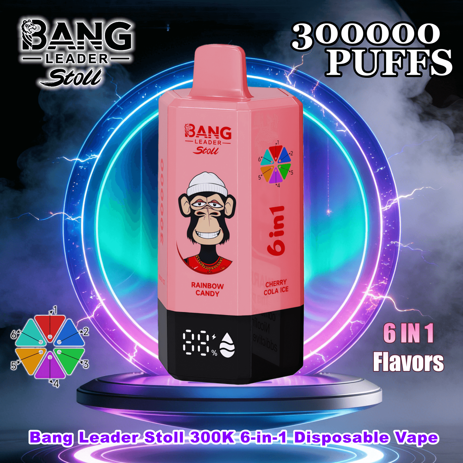 elfbar nachfüll pod läuft aus Bang Box 160000 160K Puffs 4 In 1 Flavors Original Rechargeable LED Display Disposable  Vape main image 1